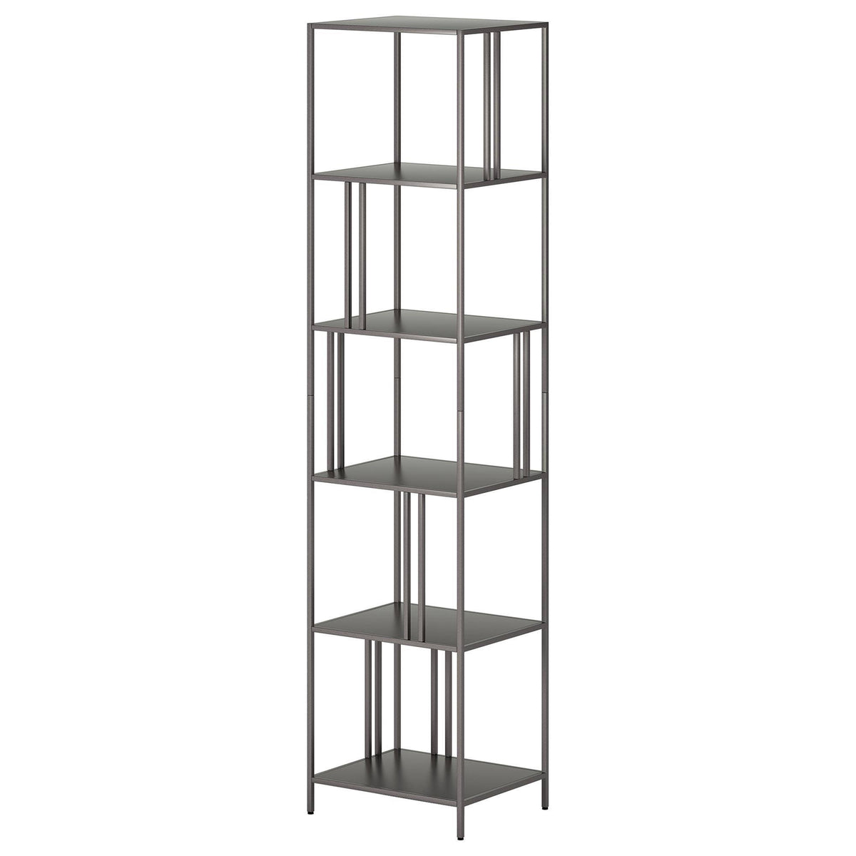 18 in. Gunmetal Gray Bookcase B51542