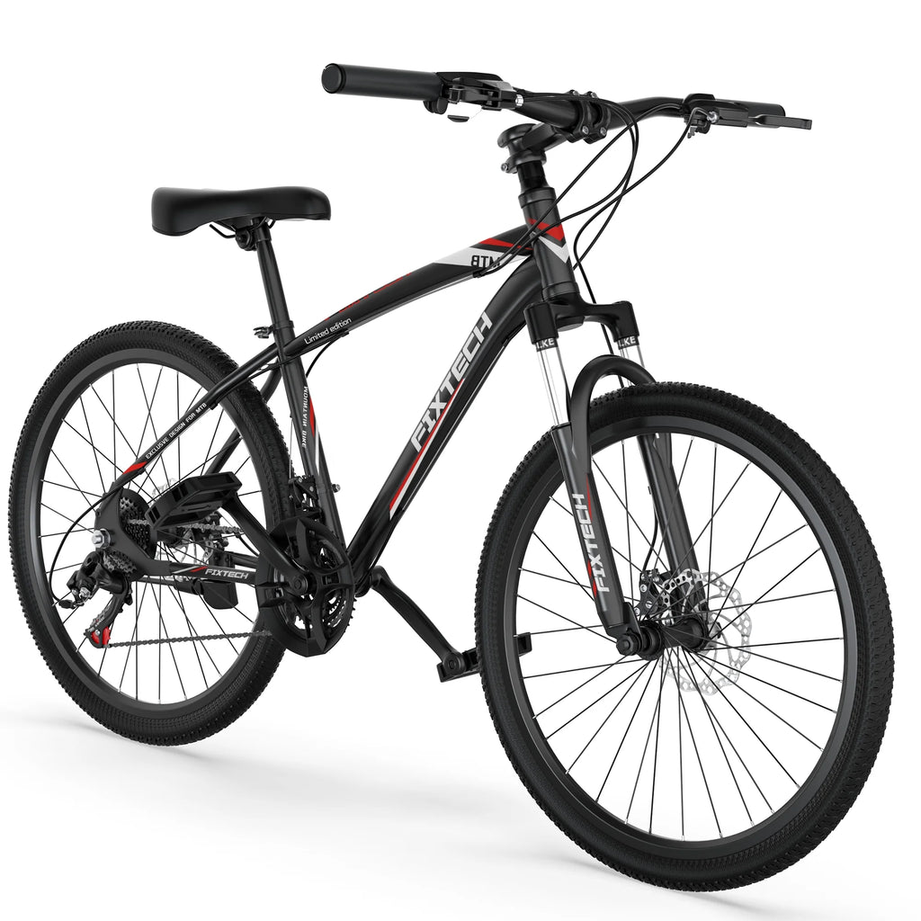 26 inch Mountain Bike 21 Speed Dual Disc Brake Front Suspension P6132