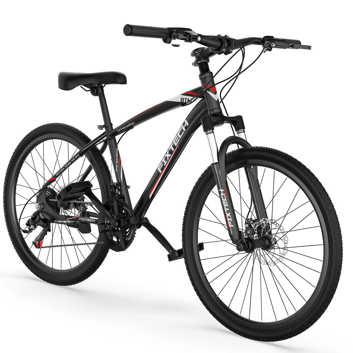 26 inch Mountain Bike 21 Speed Dual Disc Brake Front Suspension P6132
