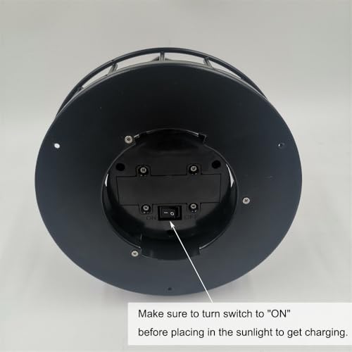 Black IP66 Waterproof Solar LED Lighthouse W84789