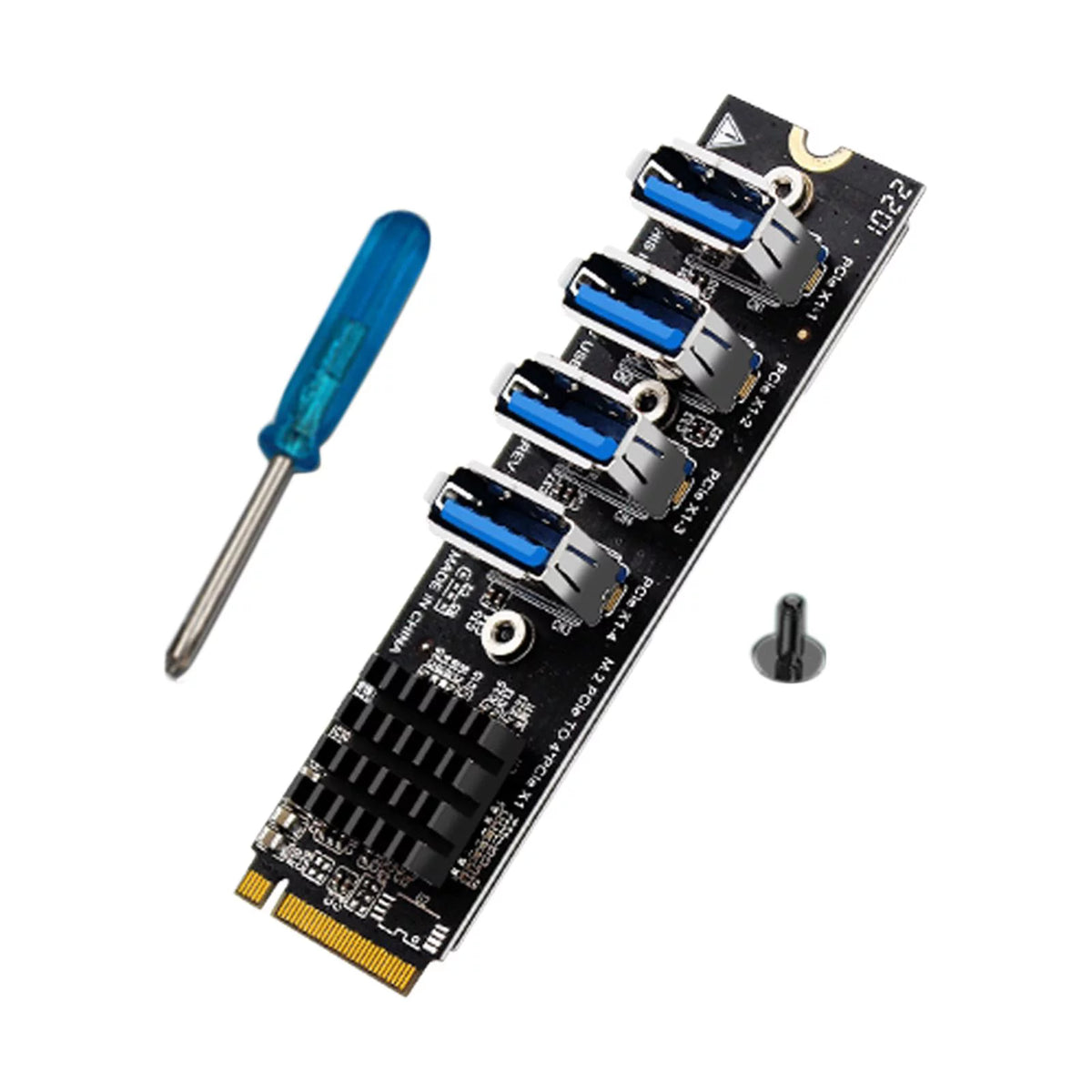 M.2 to 4x Electronic Parts Hardware T14022