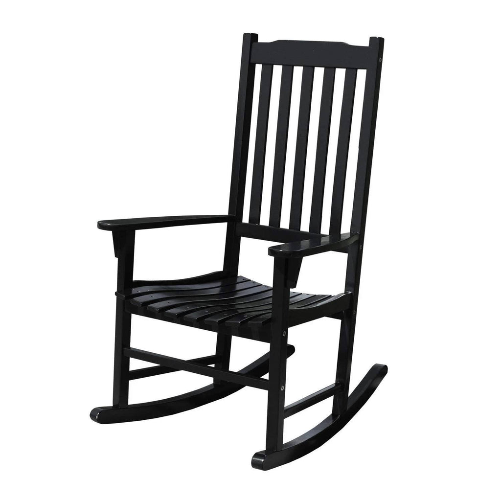 Black Acacia Hardwood Outdoor Rocking Chair M3336