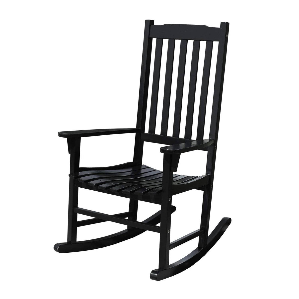 Black Acacia Hardwood Outdoor Rocking Chair M3336