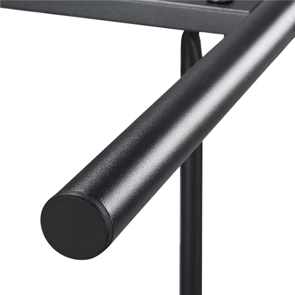 Black Metal Twin Platform Bed with Headboard and Footboard K368092