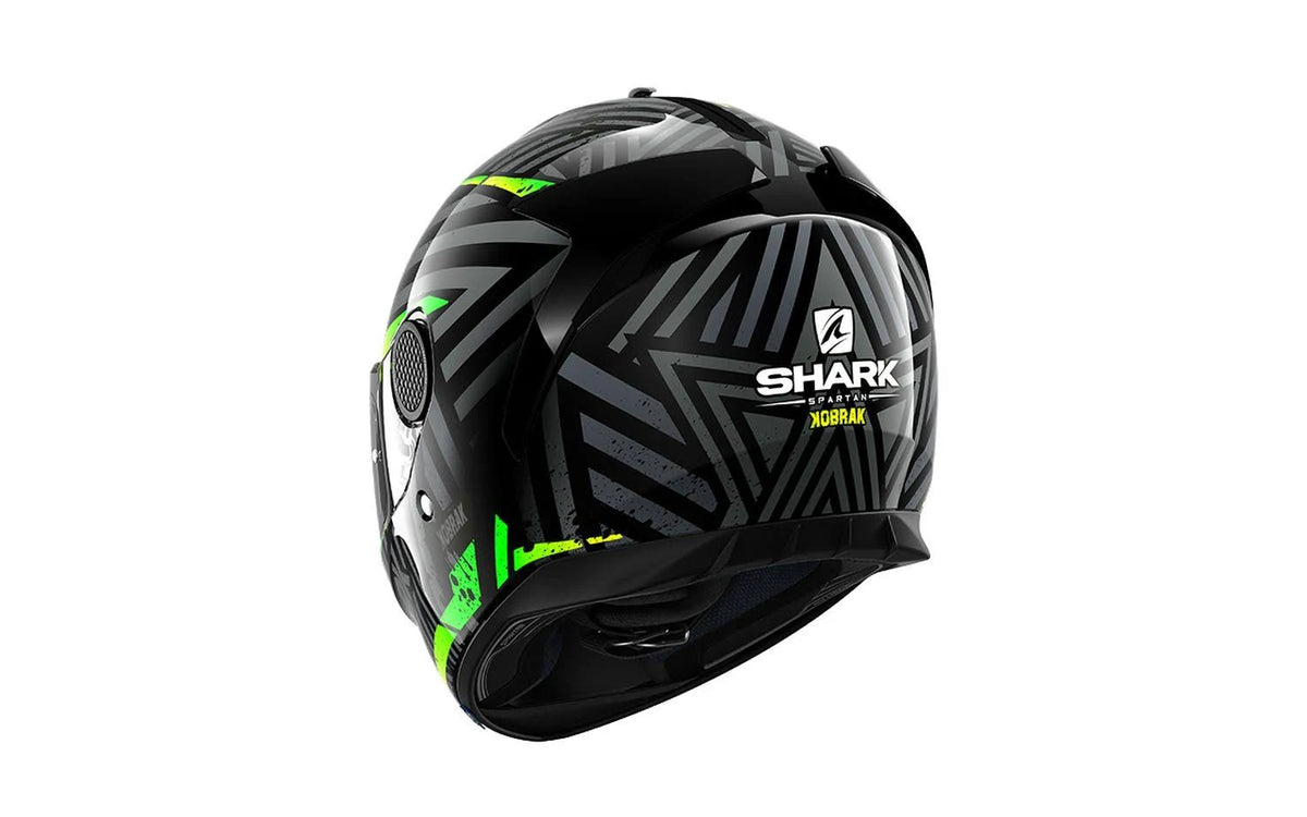 Black Yellow Green Helmet L39558