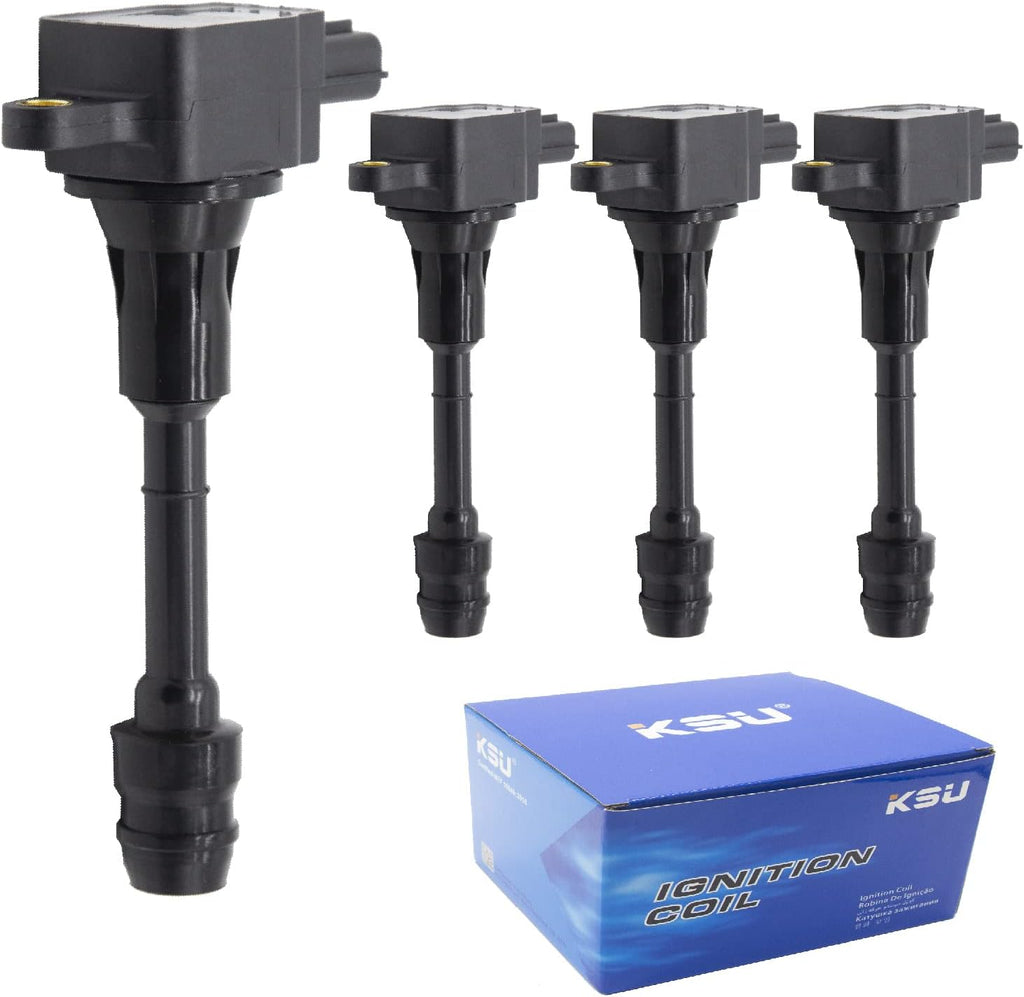 Ignition Coil Pack of 4 Compatible with Nissan 2.5L L4 Q97629