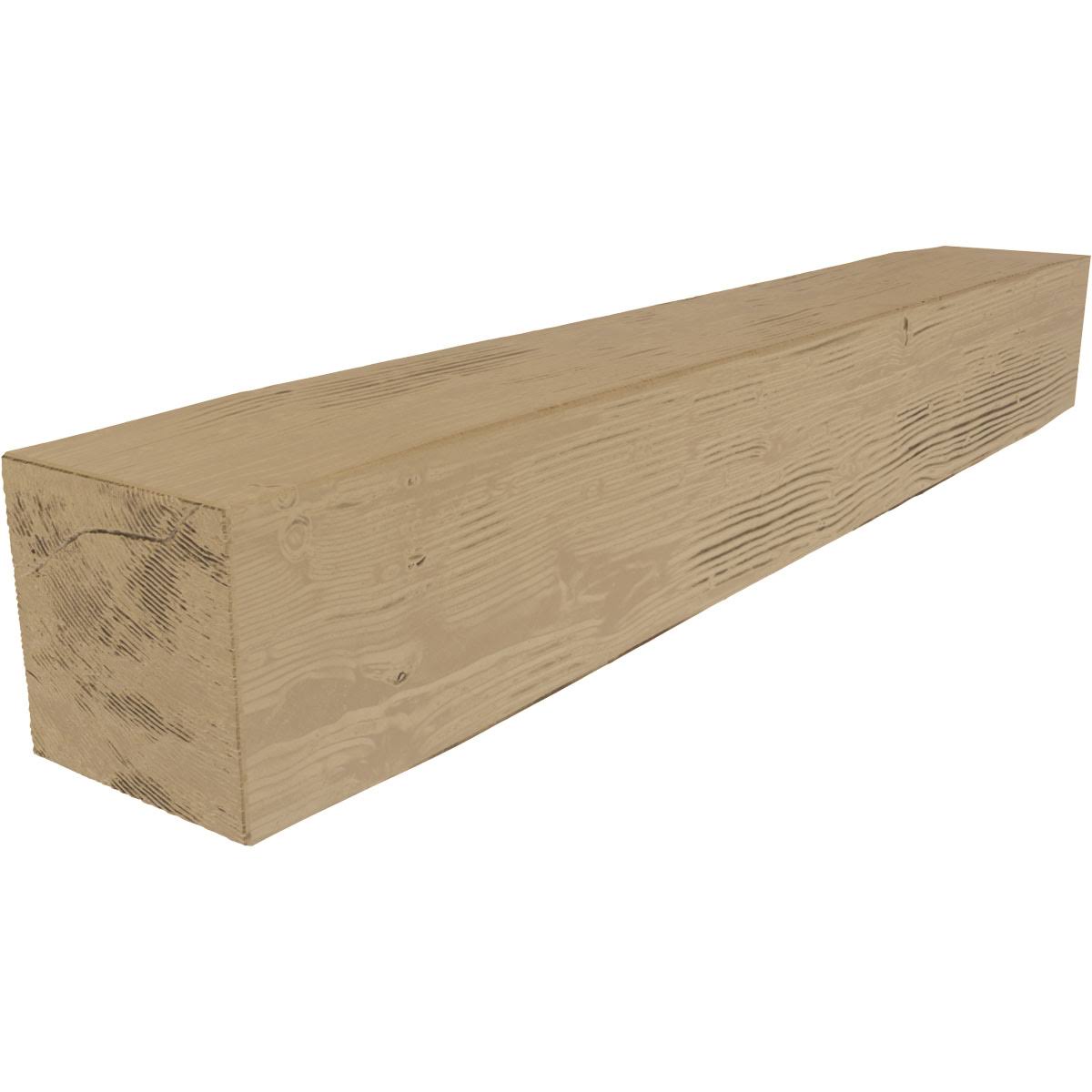 Sandblasted Faux Wood Fireplace Mantel, Natural Pine S16187