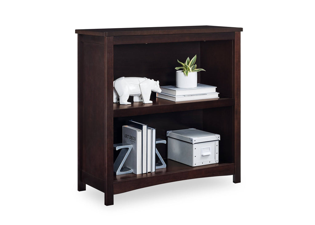 Bianca White 2-Shelf Bookcase L298838