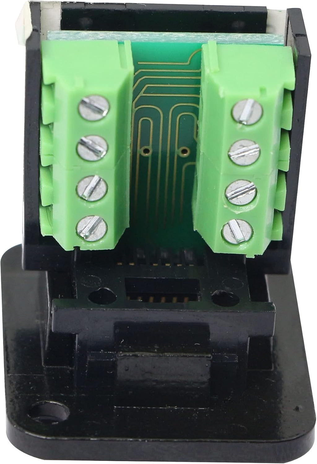 Black RJ45 Panel Mount Keystone Jack A996979