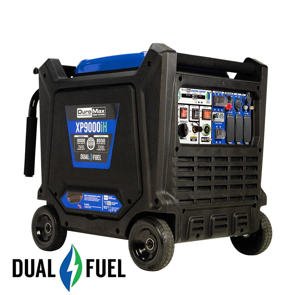 9000 Watt Dual Fuel Inverter Generator with CO Alert A80160