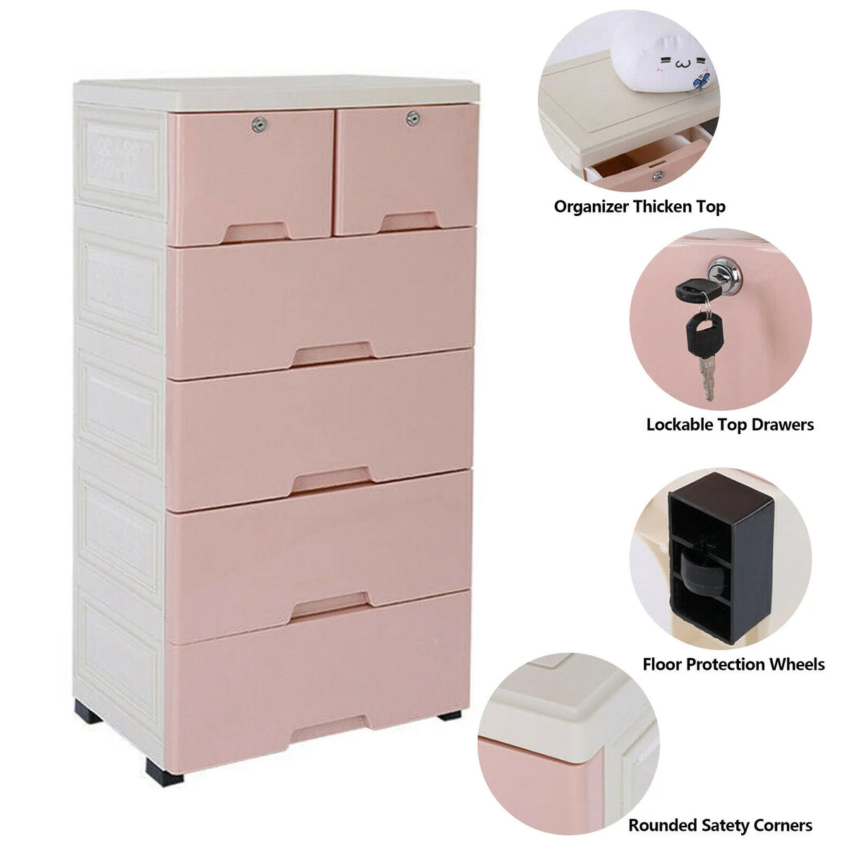 6 Drawer Storage Organizer P466