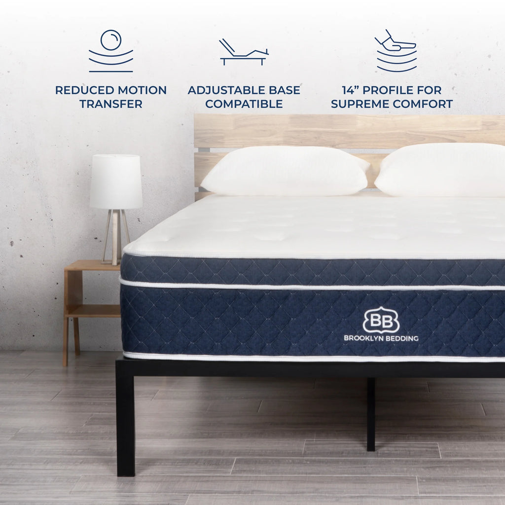 14" Plush Hybrid Queen Mattress with Cooling Cover L1137