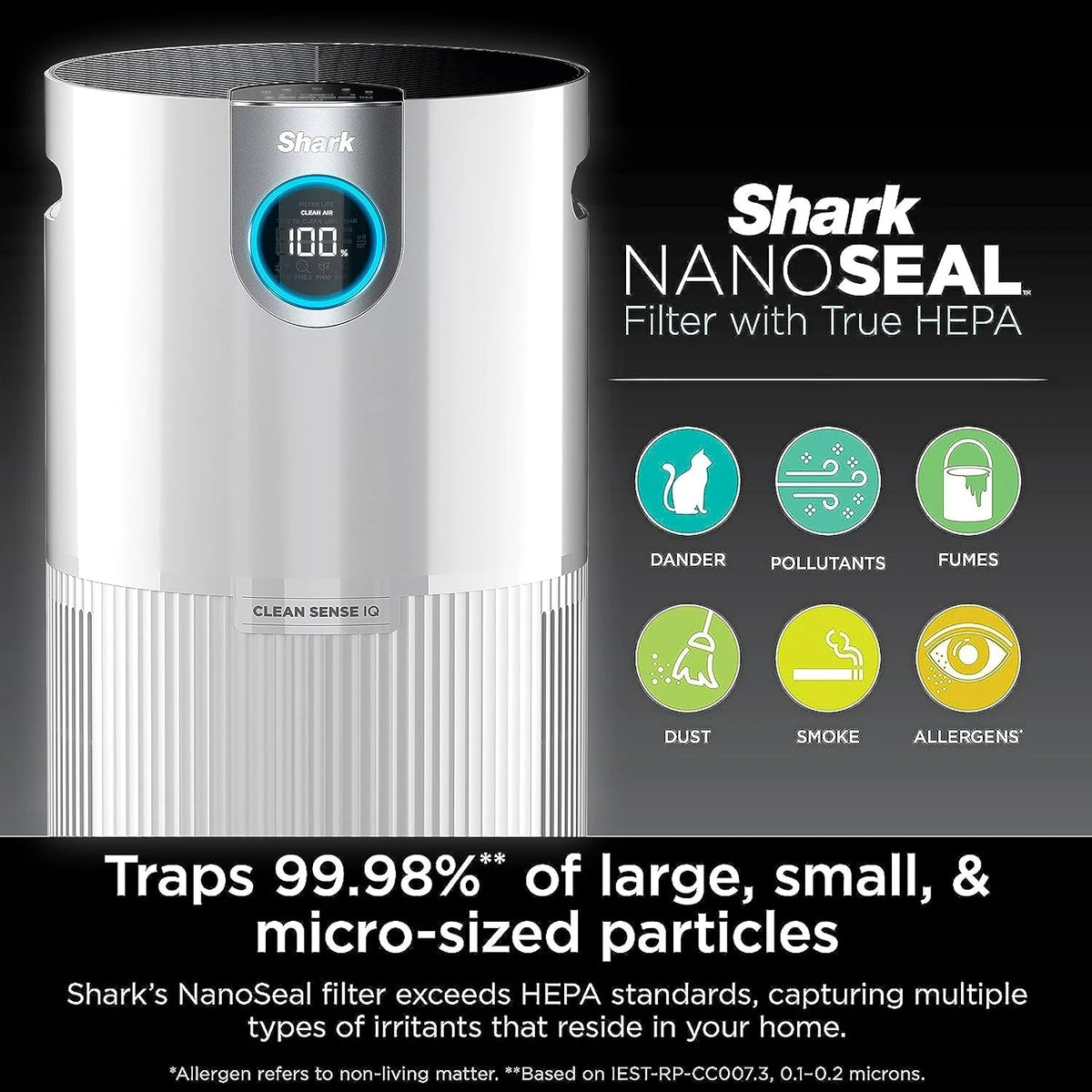 Open Box Air Purifier with HEPA Air Filter P3278