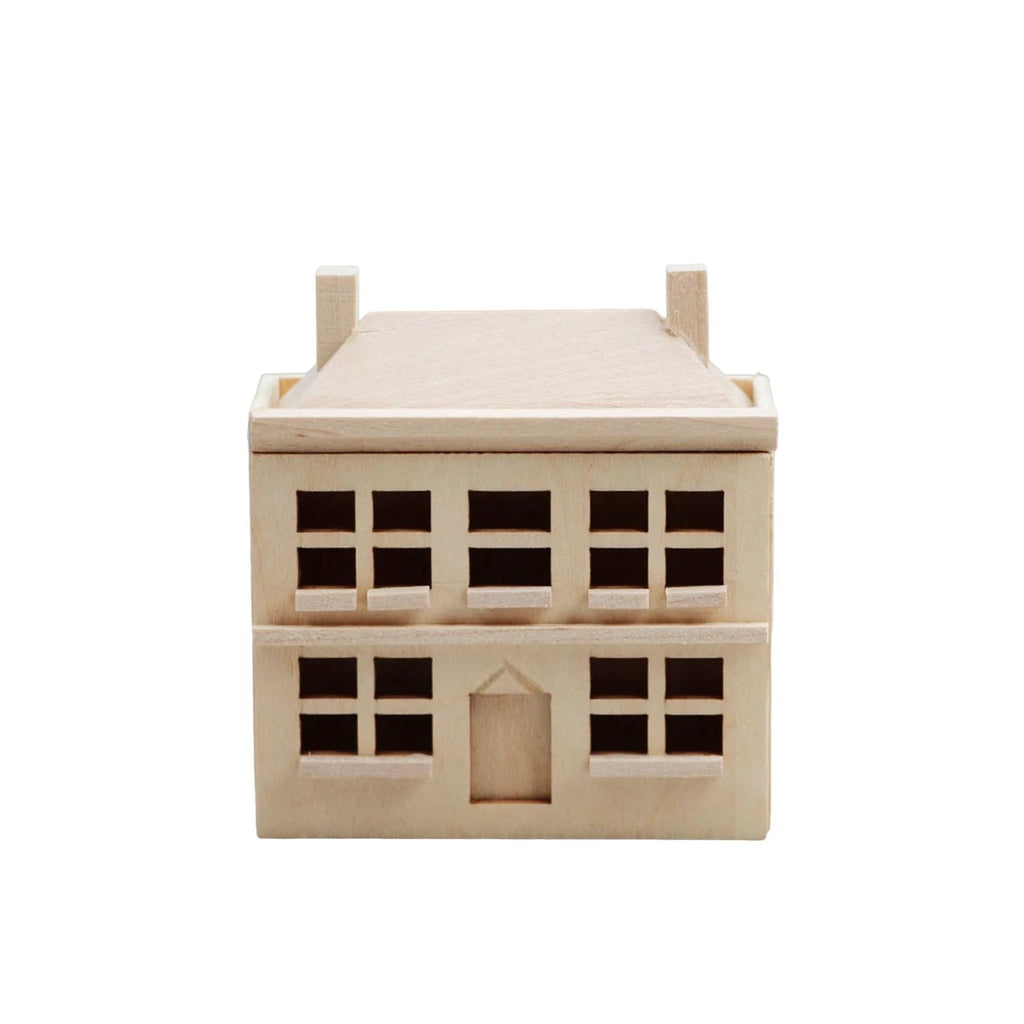 1/12 Dollhouse Villa House Handcraft Unpainted Miniature E104976