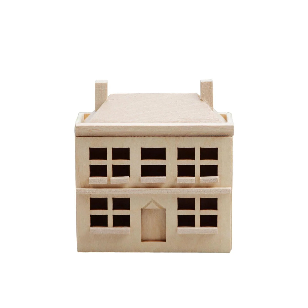 1/12 Dollhouse Villa House Handcraft Unpainted Miniature E104976