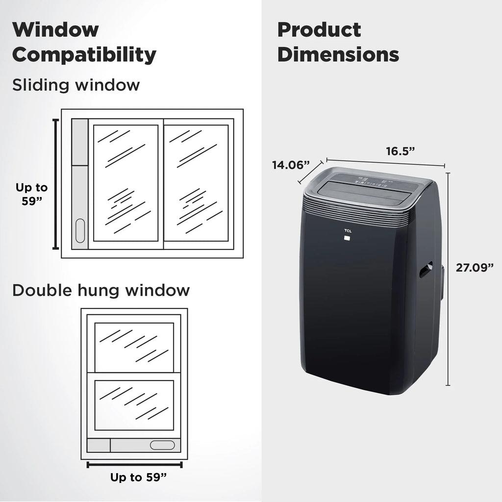 8,000 BTU Smart Portable Air Conditioner I822