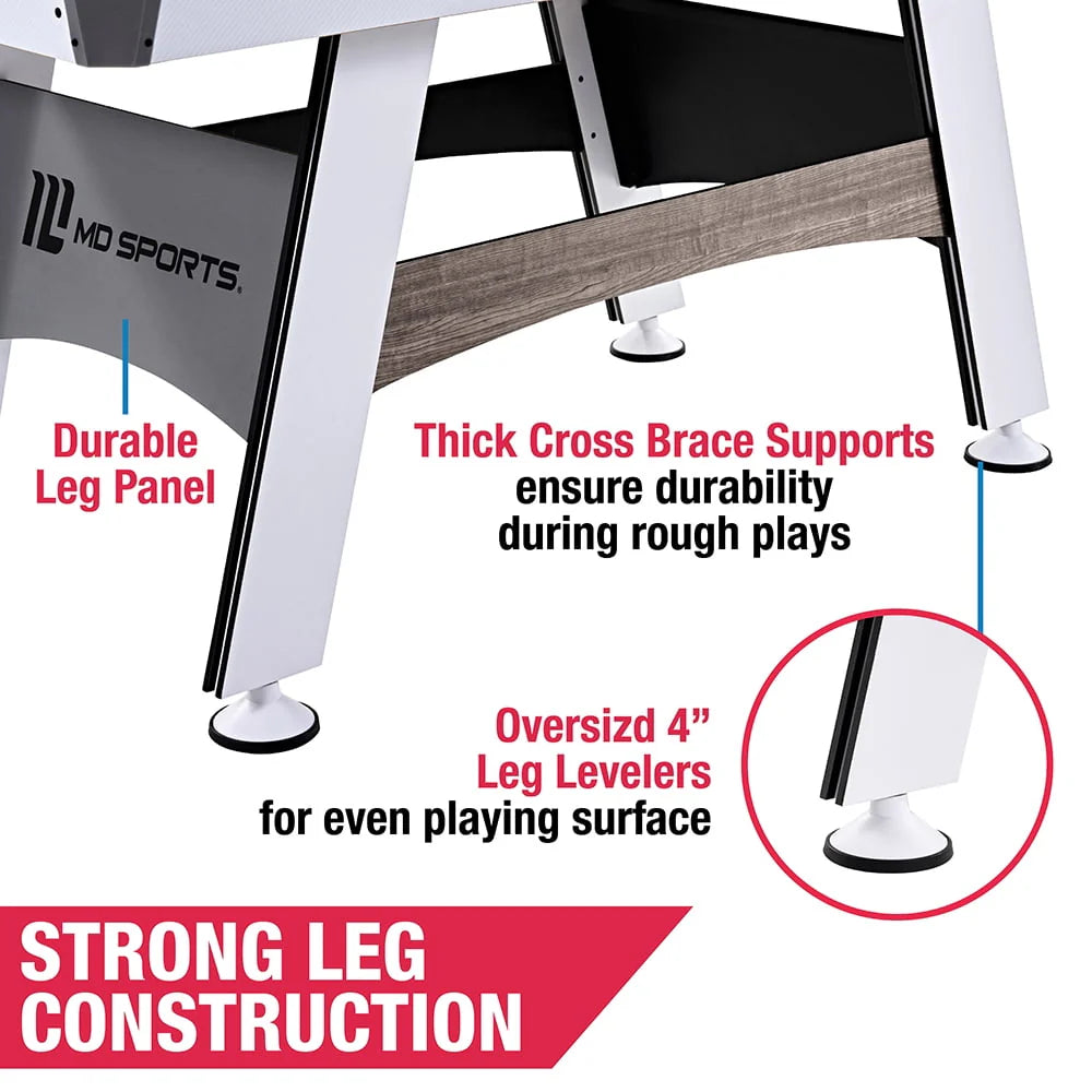 5 ft. Air Powered Hockey Table with Overhead Electronic Scorer O500