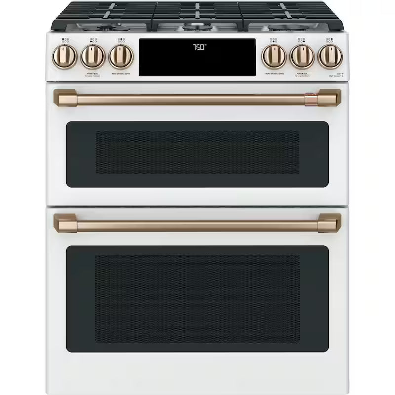 6.7 cu. ft. Smart Slide-In Double Oven Gas Range with True Convection, Air Fry W703
