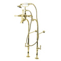 Vintage Freestanding Tub Filler Package Polished Brass X955