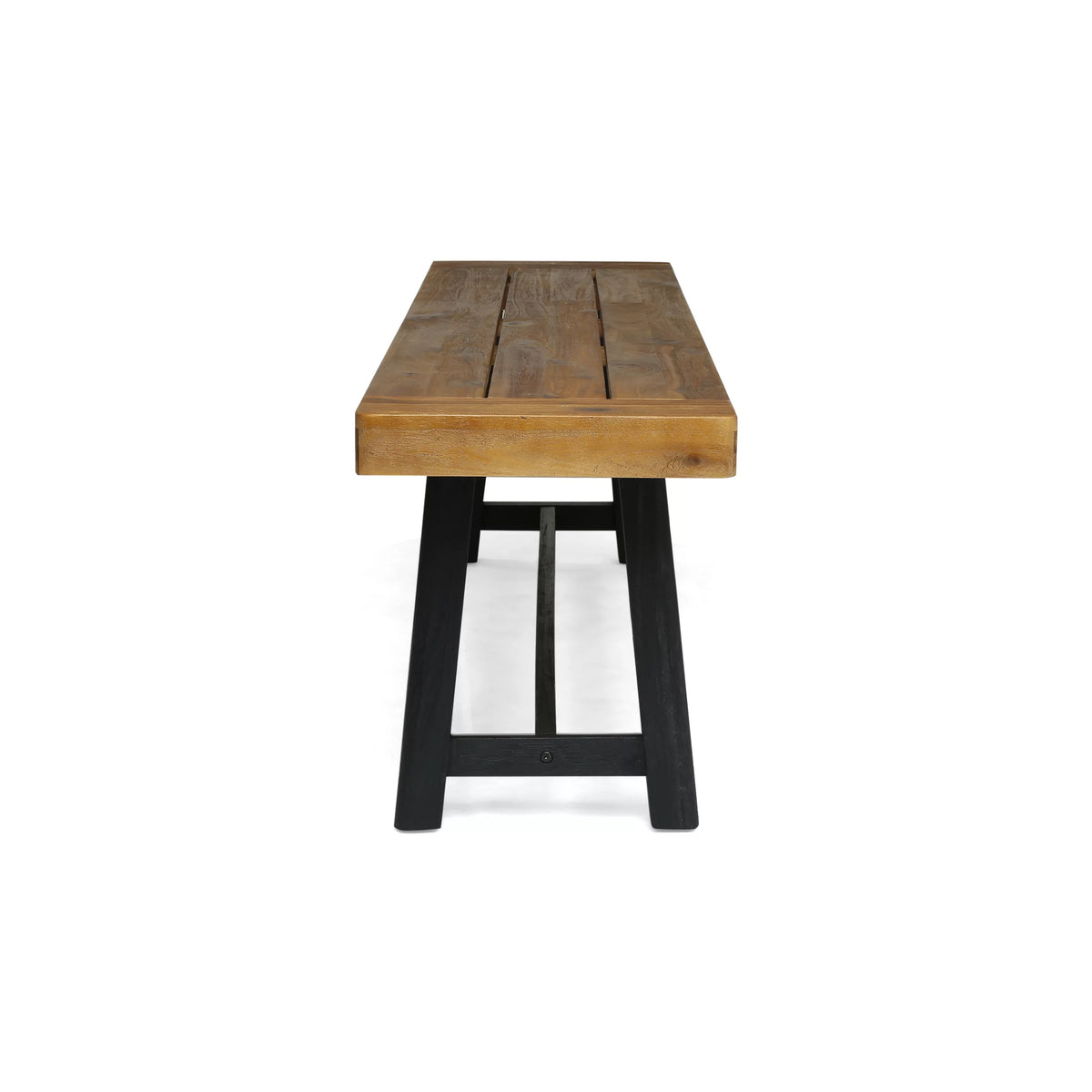 Acacia Wood Outdoor Bench Set of 2 M5236