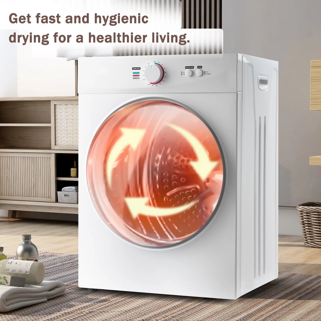 Portable Stainless Steel Laundry Dryer with 5 Modes E110