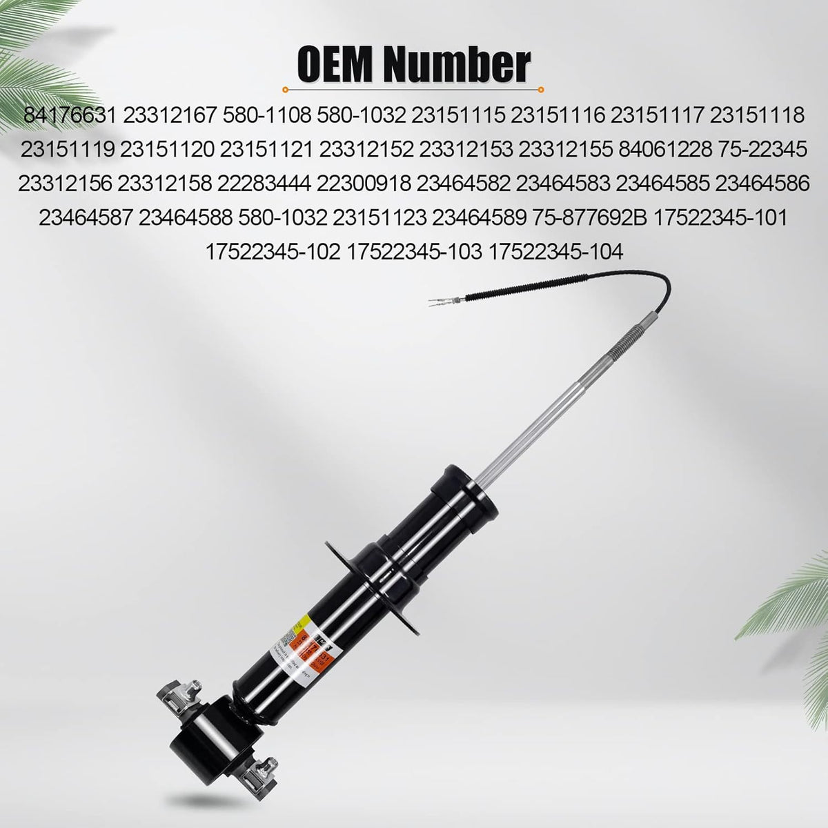 2PCS Front Shocks Absorbers Struts Electronic Magnetic G277837