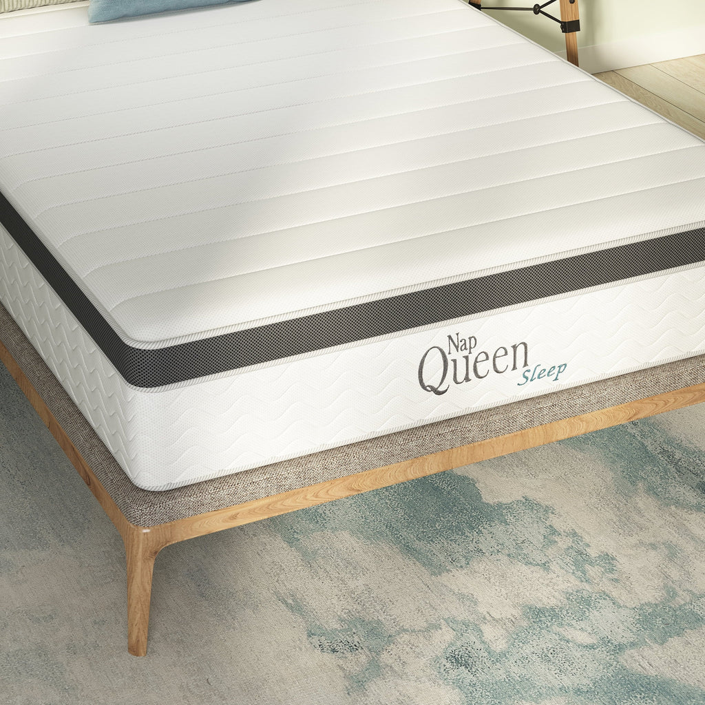 Queen 8” Hybrid Gel Memory Foam and Coils Mattress X5683
