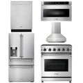 30 Propane Gas Range, Range Hood, Microwave, Refrigerator, Dishwasher B191990