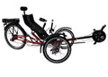 Red Electric Recumbent Tricycle J379
