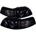 Glossy Black Tinted LED Projector Headlights L151