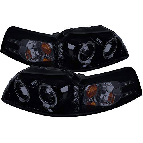 Glossy Black Tinted LED Projector Headlights L151