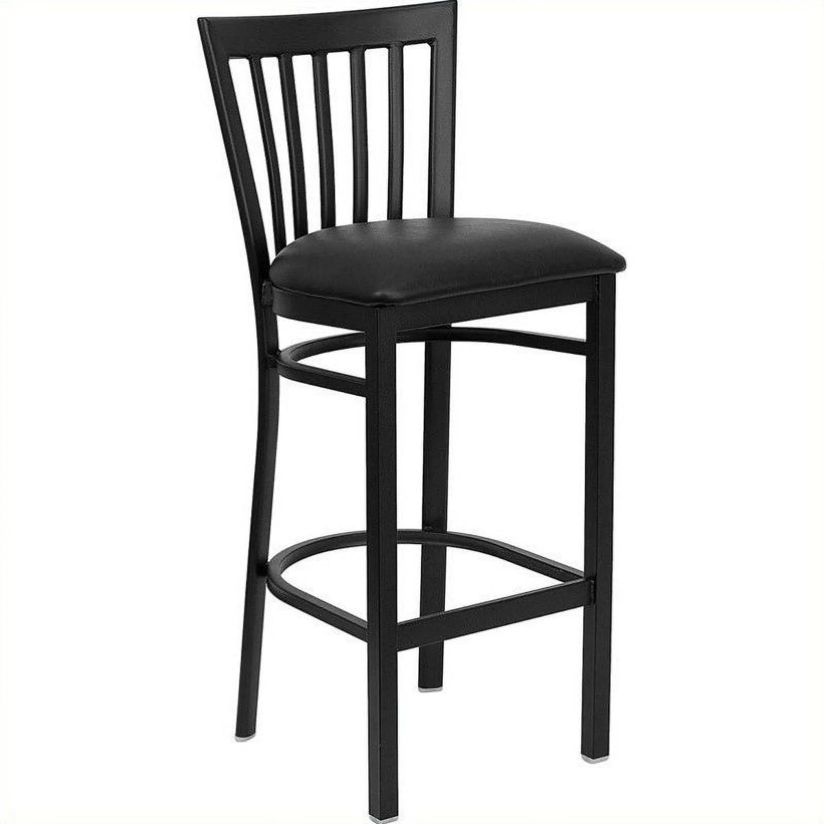 Black Metal Bar Stool Set of 2 E684295