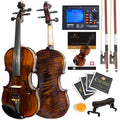 4/4 Flamed Solid Wood Full Size Violin N534063