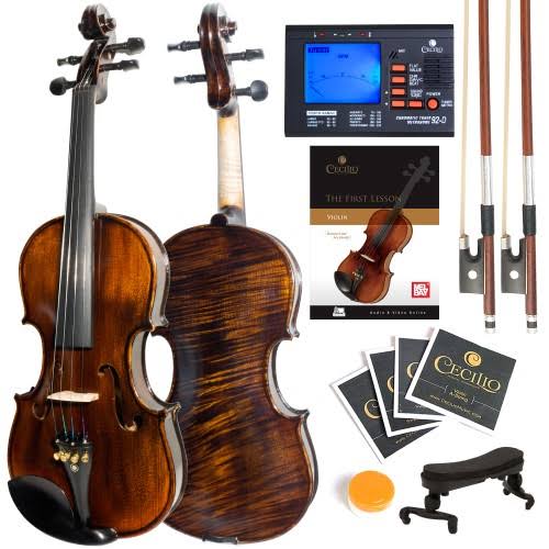 4/4 Flamed Solid Wood Full Size Violin N534063