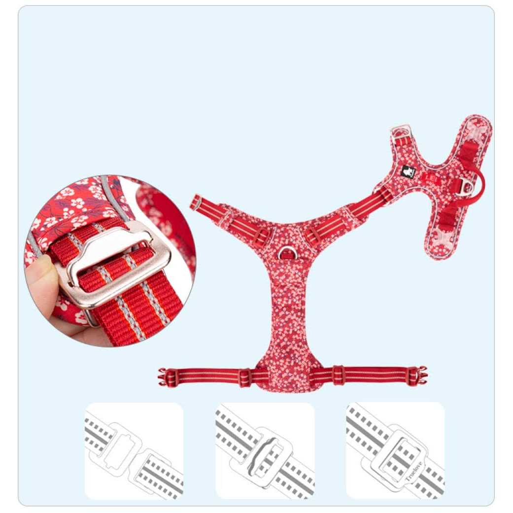 Floral Dog Harness U119744