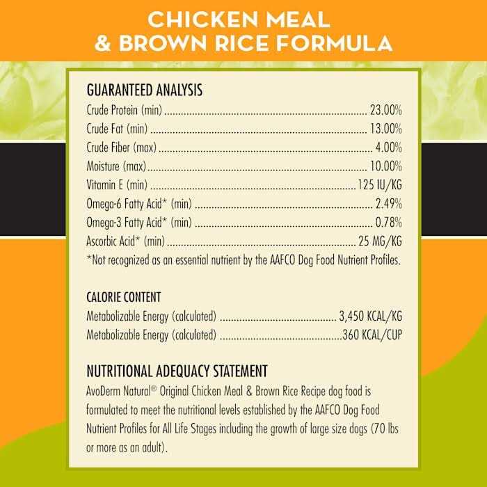 Natural Chicken Meal & Brown Rice Formula Adult Dry Dog Food J135